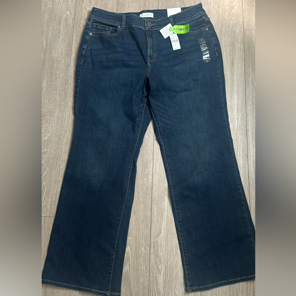 NWT Lane Bryant Curvy High Rise Boot Jeans | Dark Wash | 20